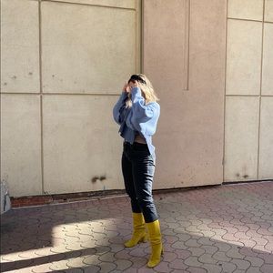 Dear Frances Kiwi Bucket Boots-Size 9